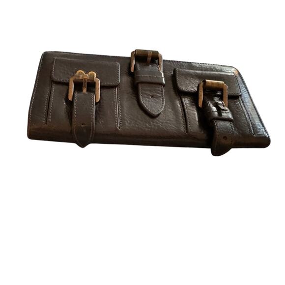 Mulberry Roxanne Wallet in Brown Leather, Authenticated Pre-owned Vintage - Picture 2 of 16